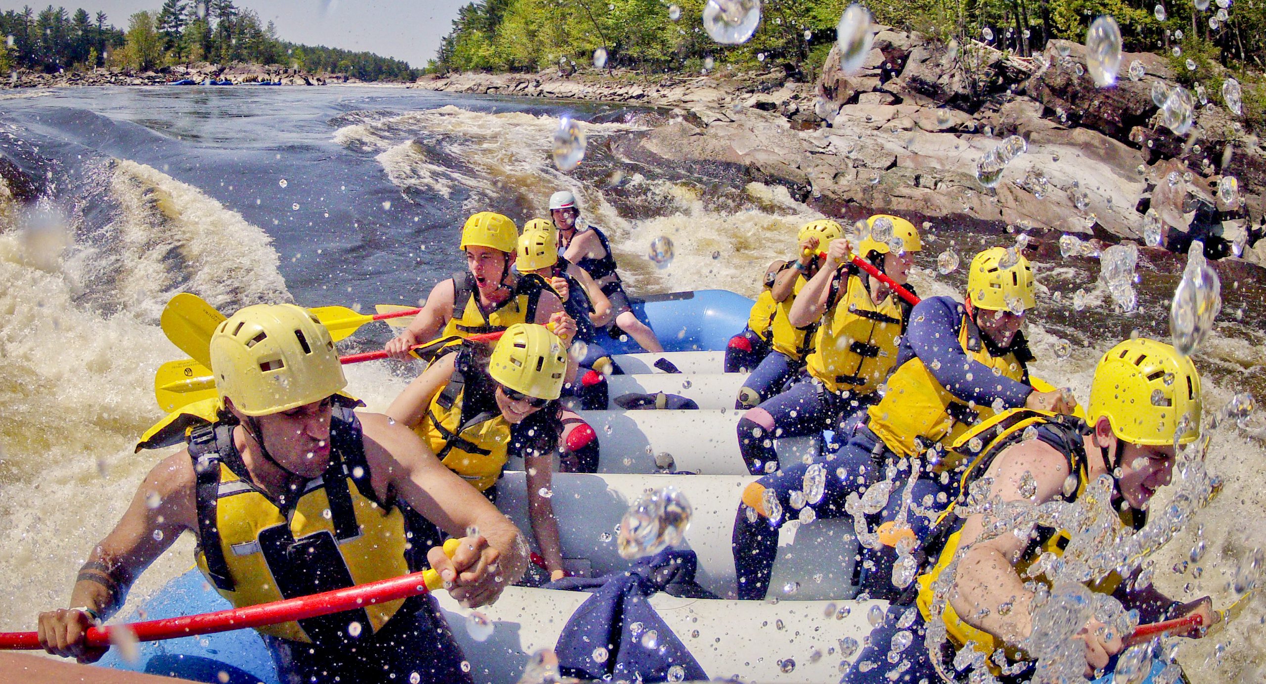 Whitewater rafting