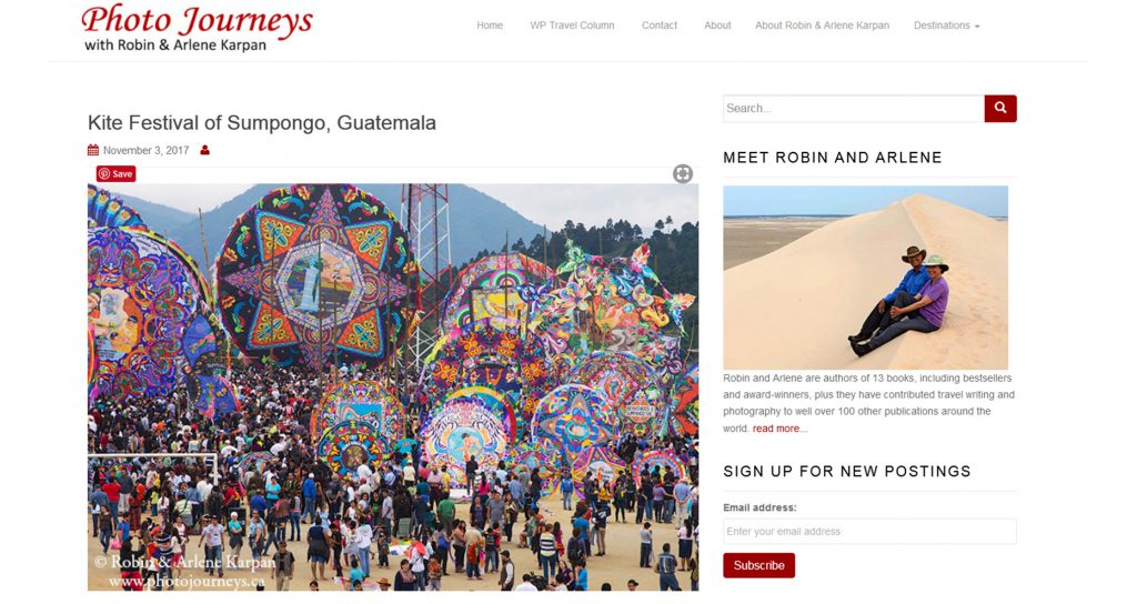 Kite festival article, Sumpongo, Guatemala