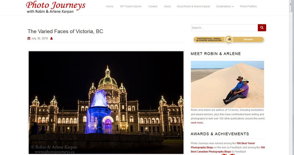 The Varied Faces of Victoria, BC