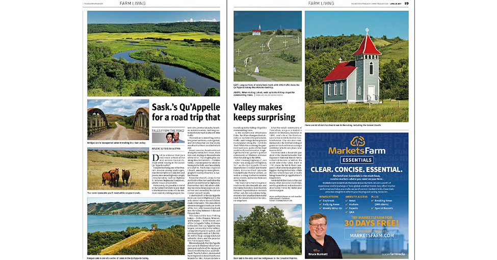 Qu'Appelle Valley Road Trip