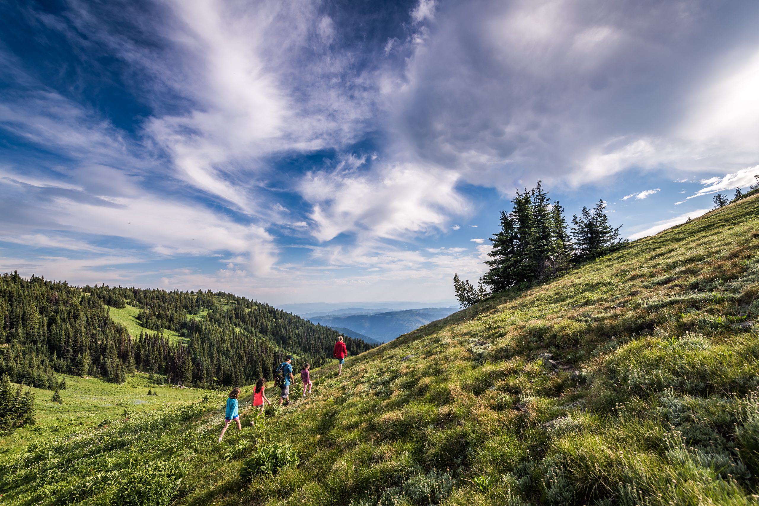 Alpine hiking