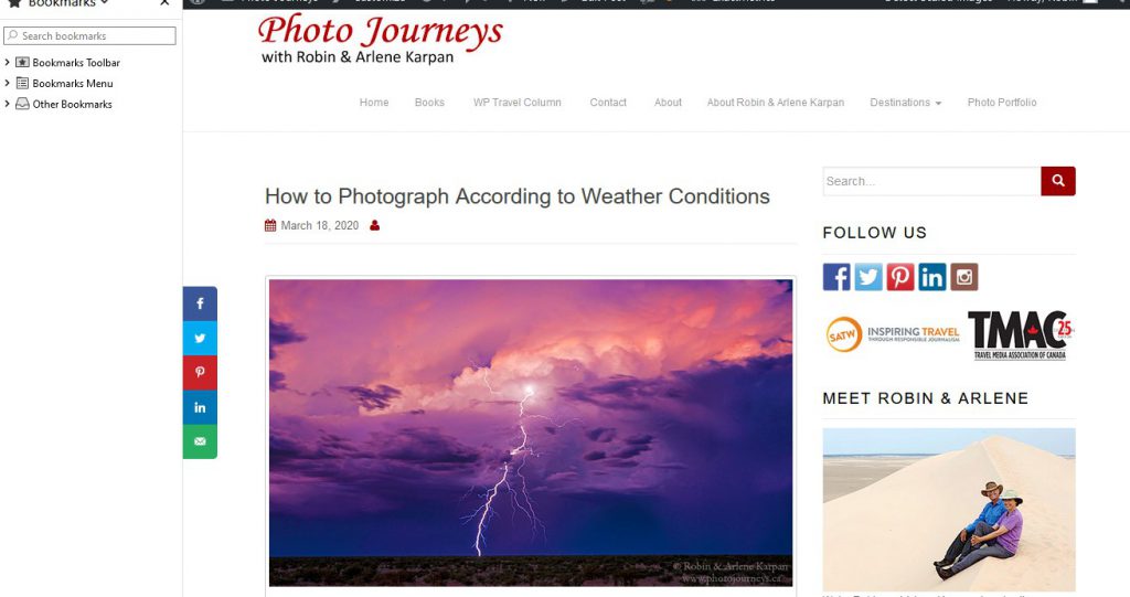 How to Photograph According to Weather Conditions