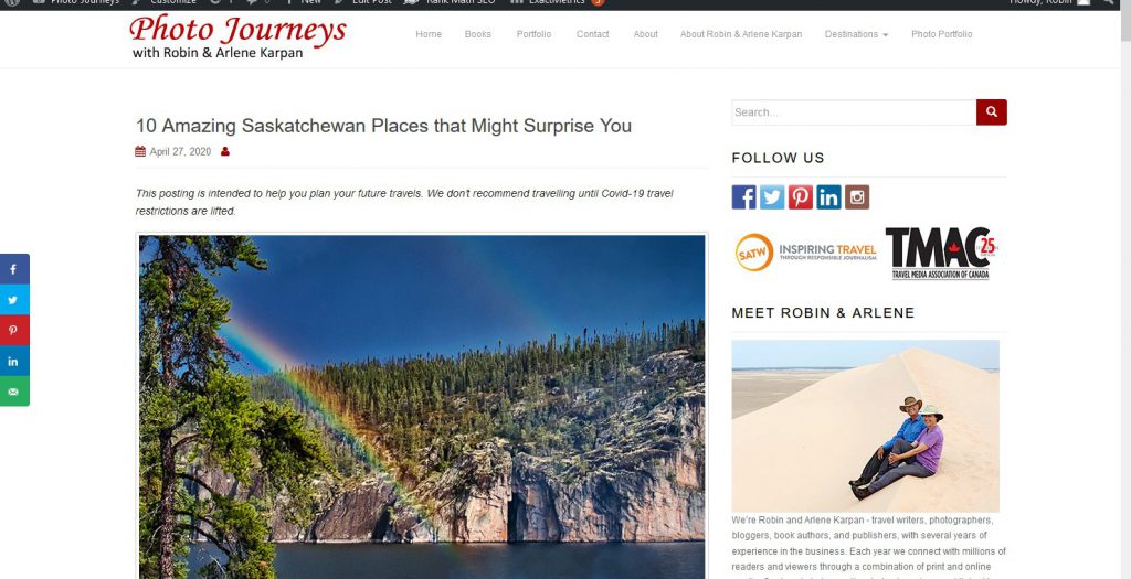 10 Amazing Saskatchewan Places