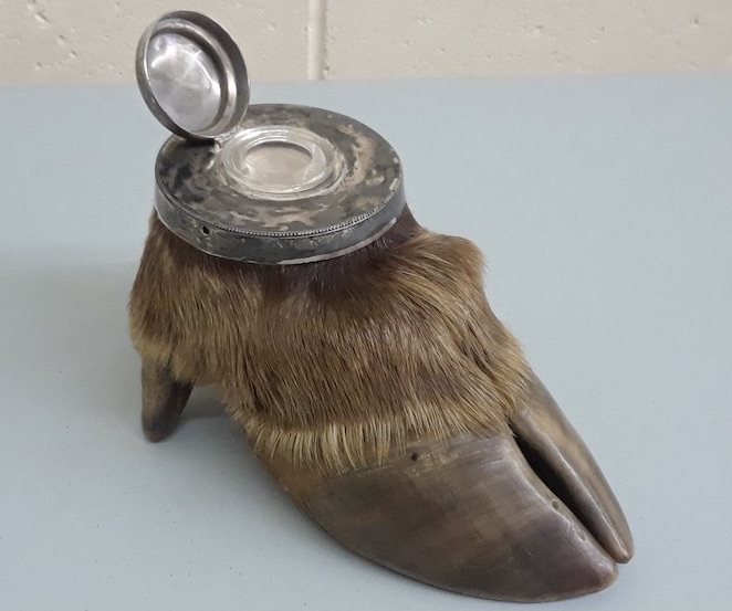 PC-MISC-Deer hoof inkwell was a gift to prime minister William Lyon Mackenzie King CREDIT Parks Canada