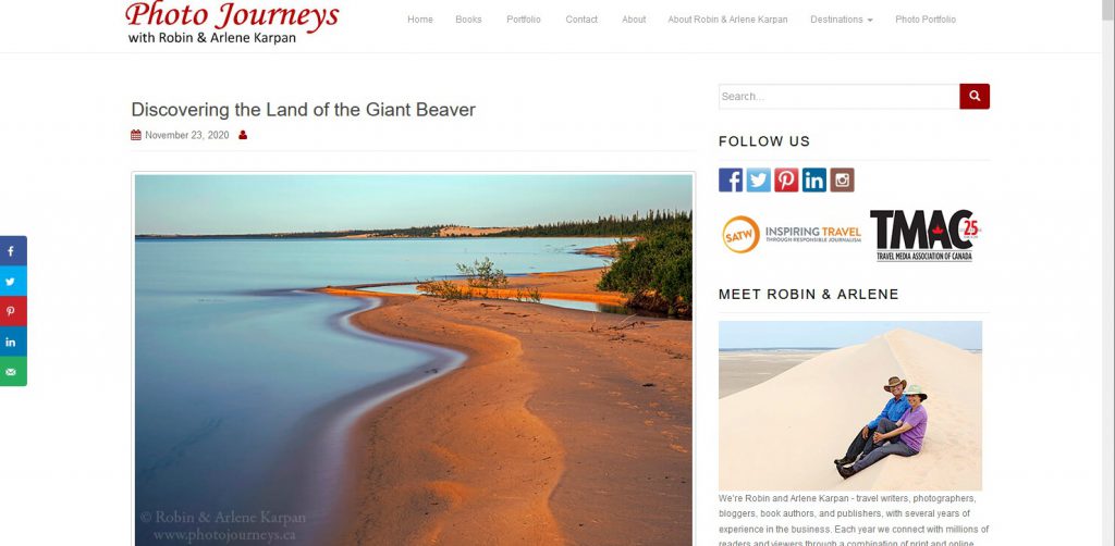 Discovering the land of the giant beaver