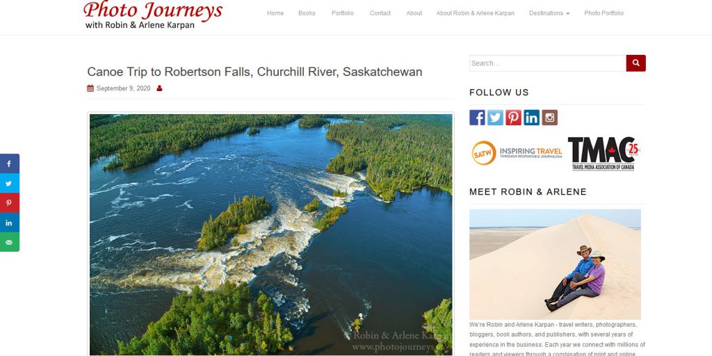 Canoe Trip to Robertson Falls