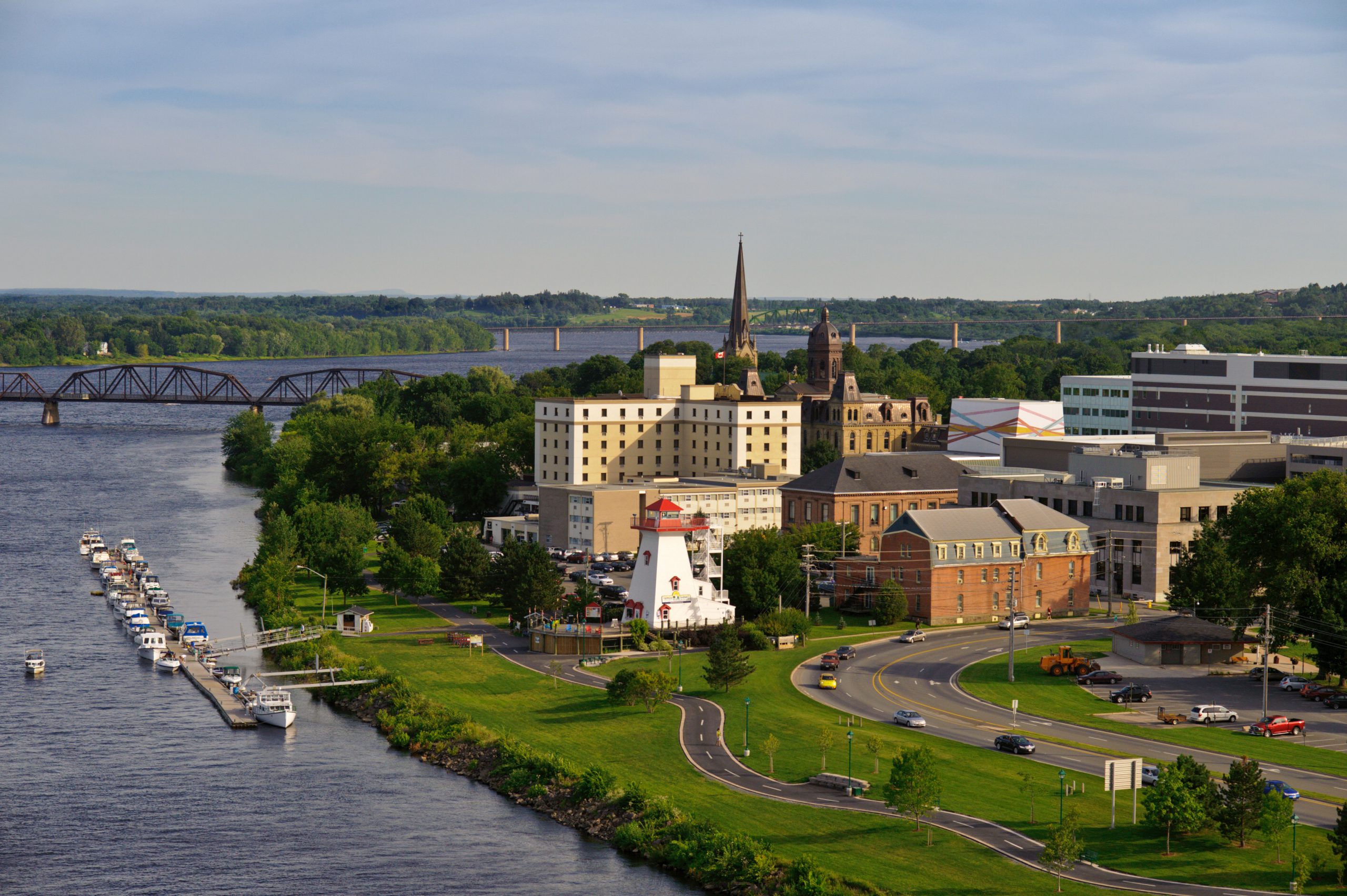 The Wolastoq (Saint John River) nestled alongside our downtown