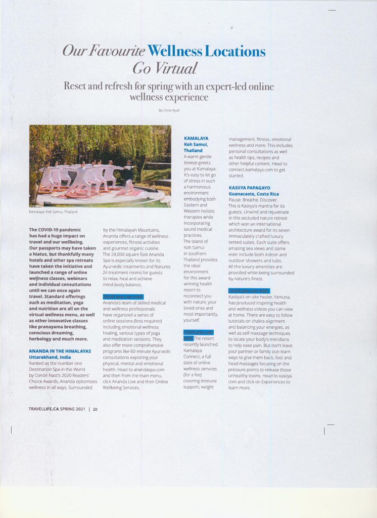Our Favourite Wellness Destinations Go Virtual 001