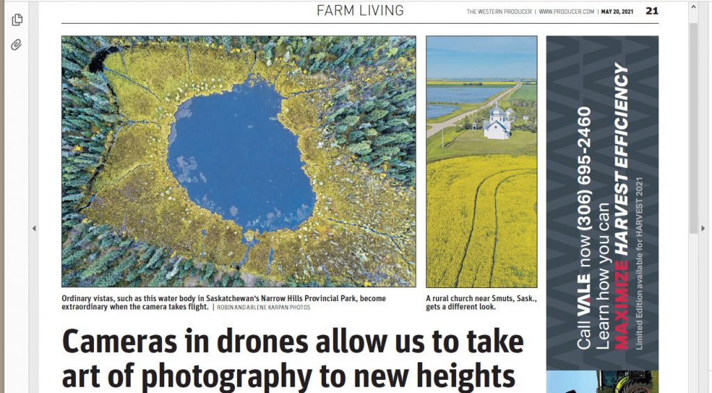 Camera in drones allow us to take art of photography to new heights