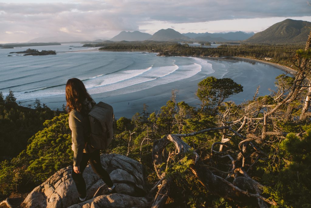 Cox Bay lookout in Tofino