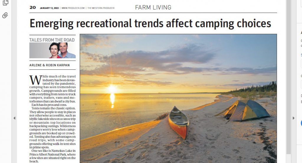 Emerging recreational trends affect camping choices