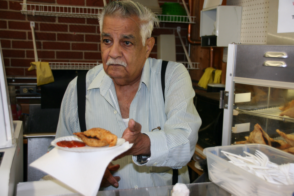 Samosa served in Moncton, NB