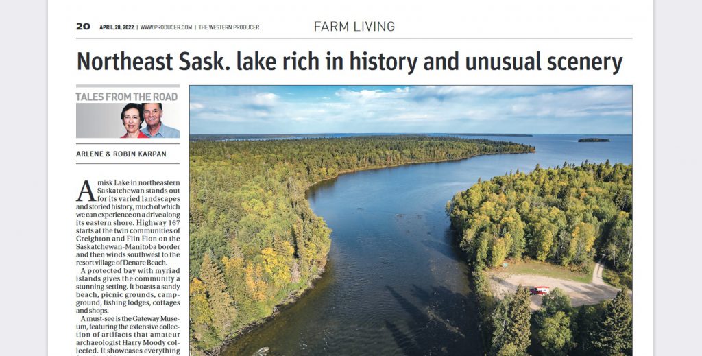 Northeast Sask. Lake rich in history and unusual scenery