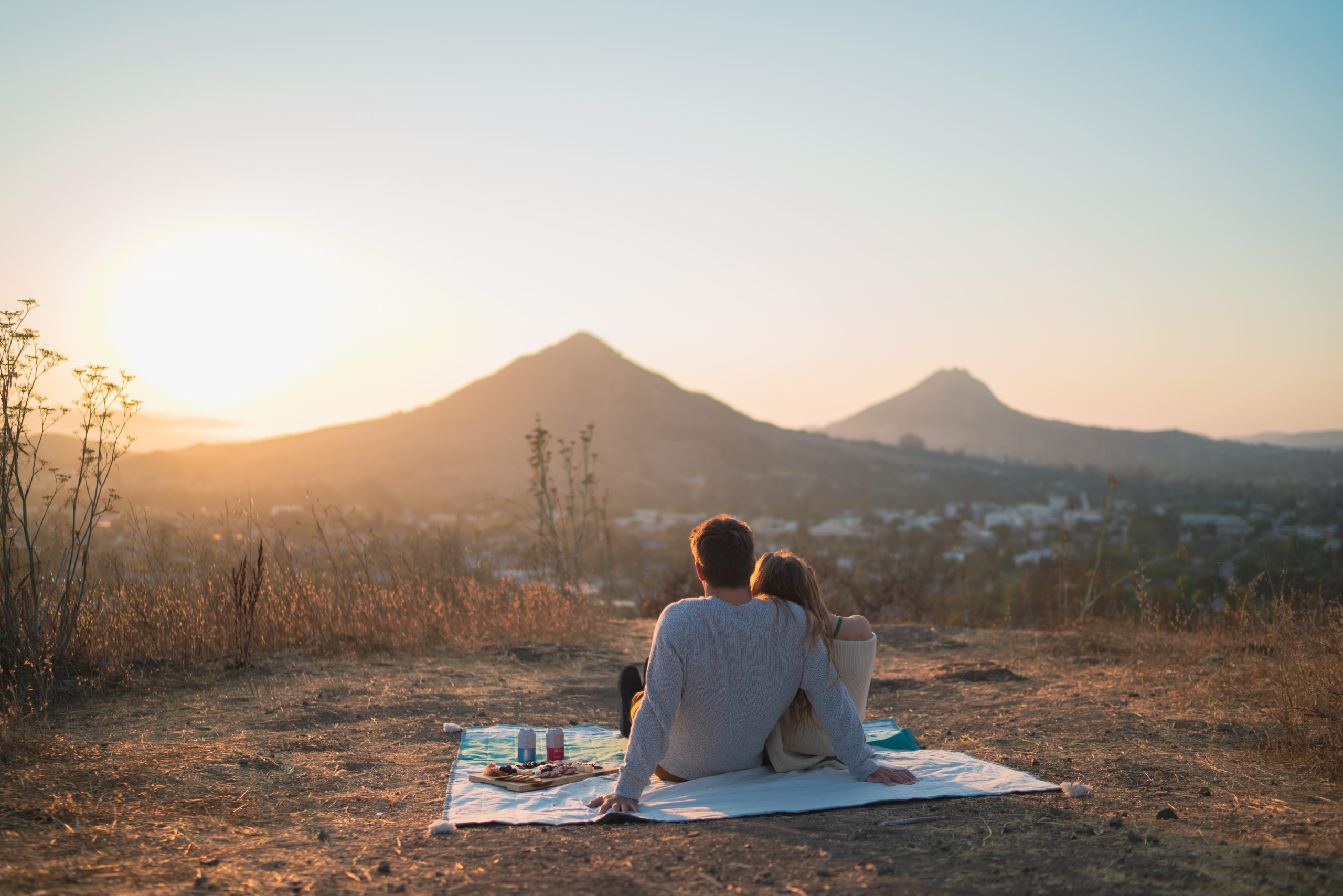 Couple Sunset in SLO