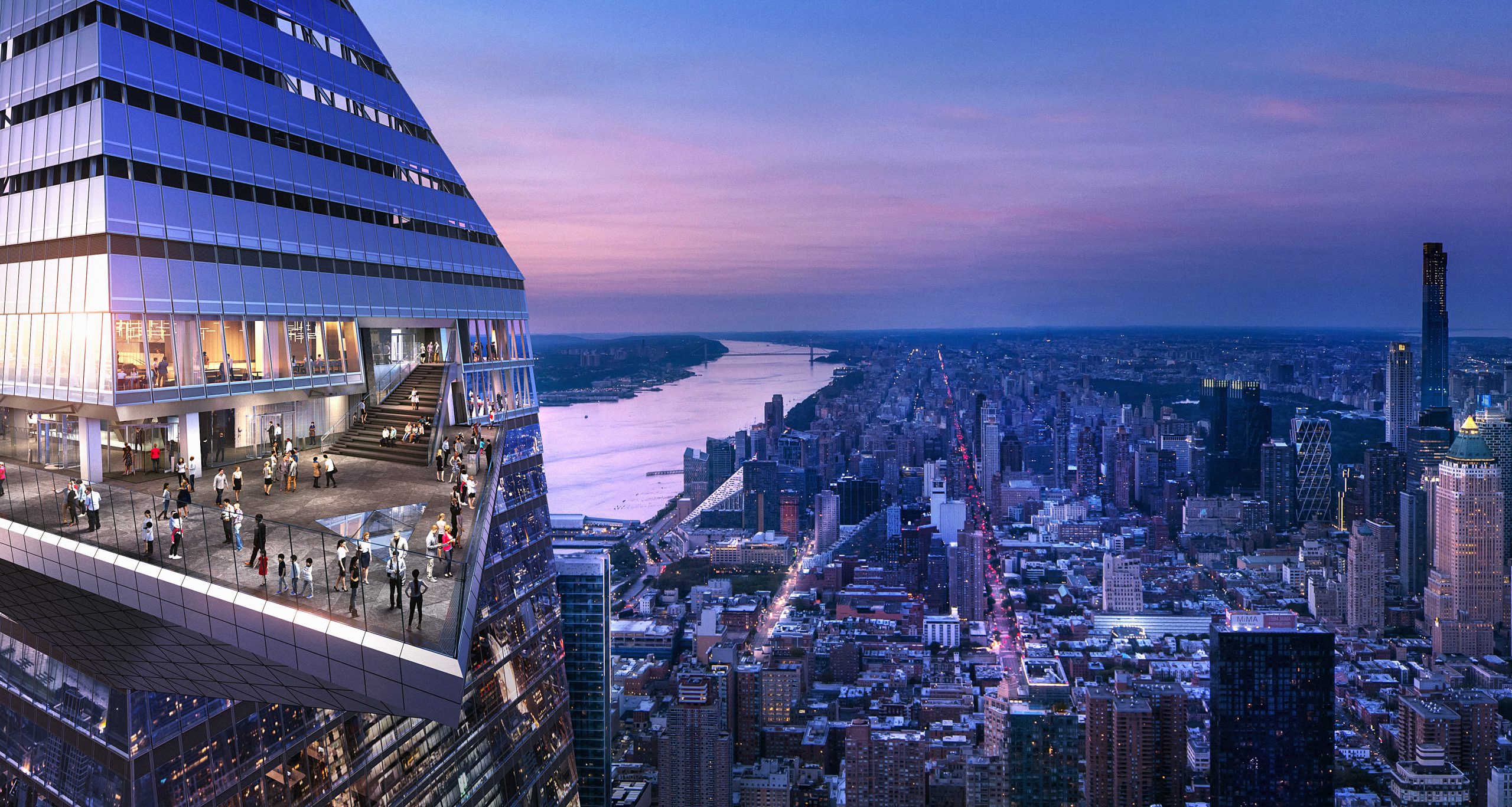Edge at Hudson Yards observation deck