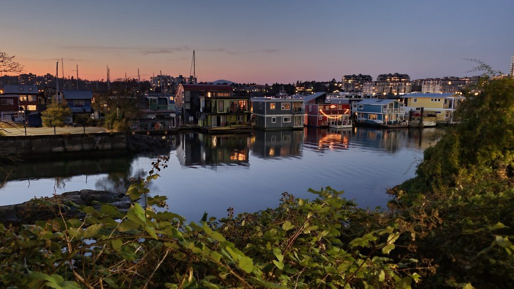 Fisherman's Wharf by Night Victoria BC