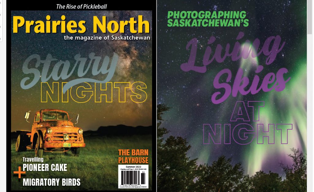 Saskatchewan's Living Skies at Night