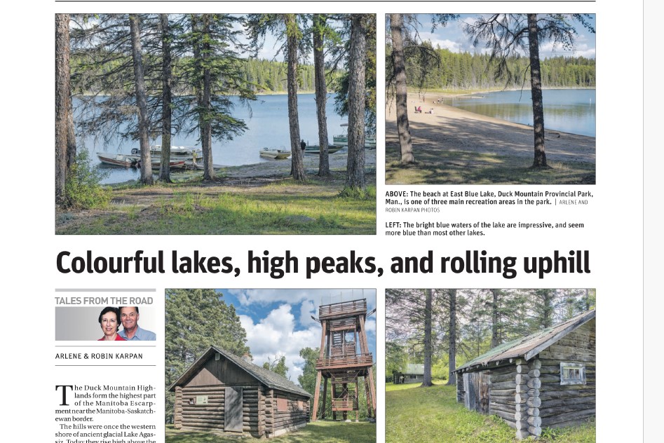 Colourful lakes, high peaks, and rolling uphill