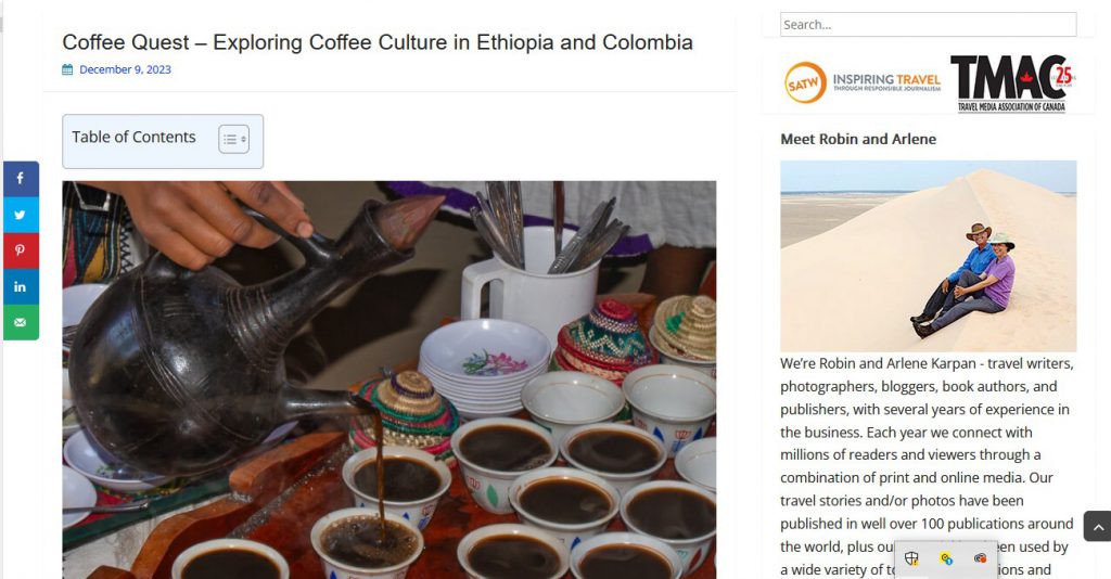 Coffee Quest Ã¢â‚¬" Exploring Coffee Culture in Ethiopia and Colombia