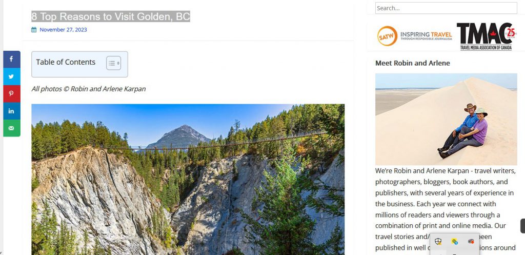 8 Top Reasons to Visit Golden, BC
