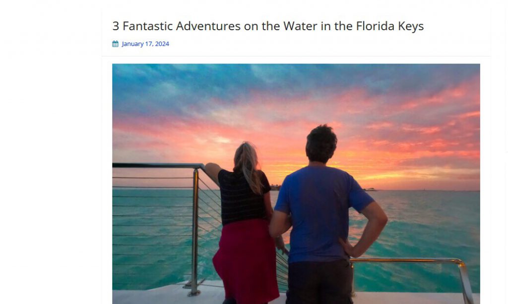 3 Fantastic Adventures on the Water in the Florida Keys