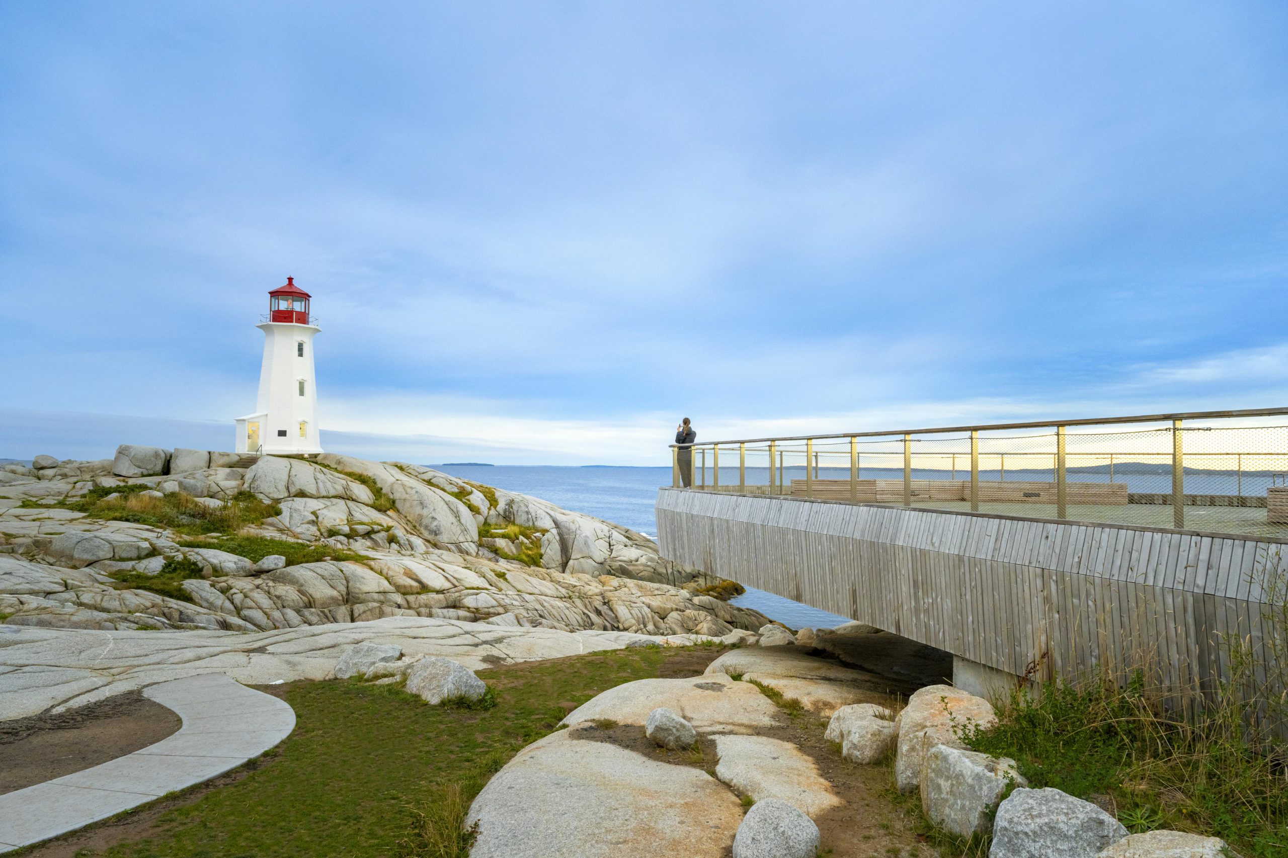 The iconic Peggy's Cove Lighthouse.