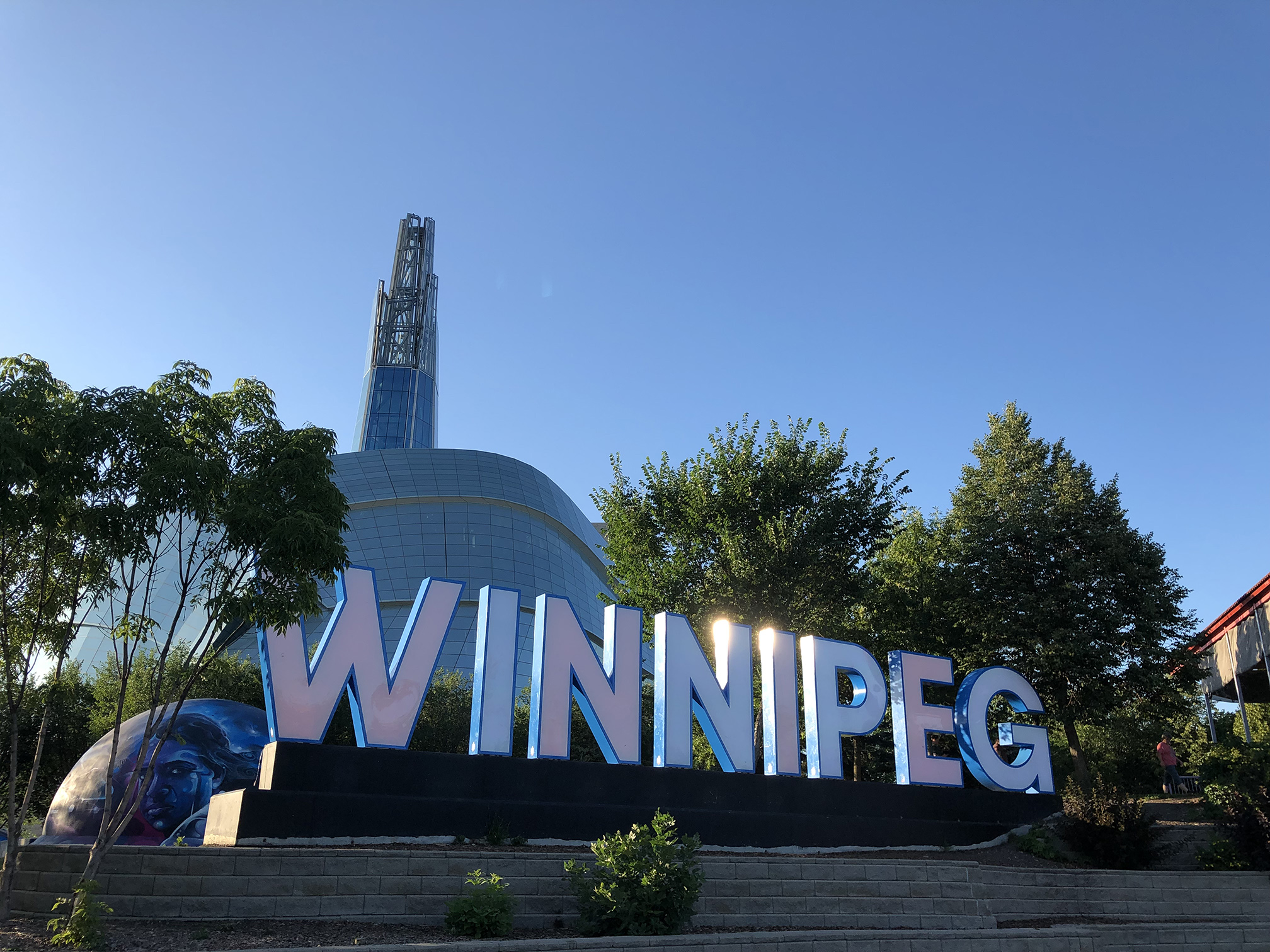 Winnipeg sign at The Forks. Credit: Lily Castillo