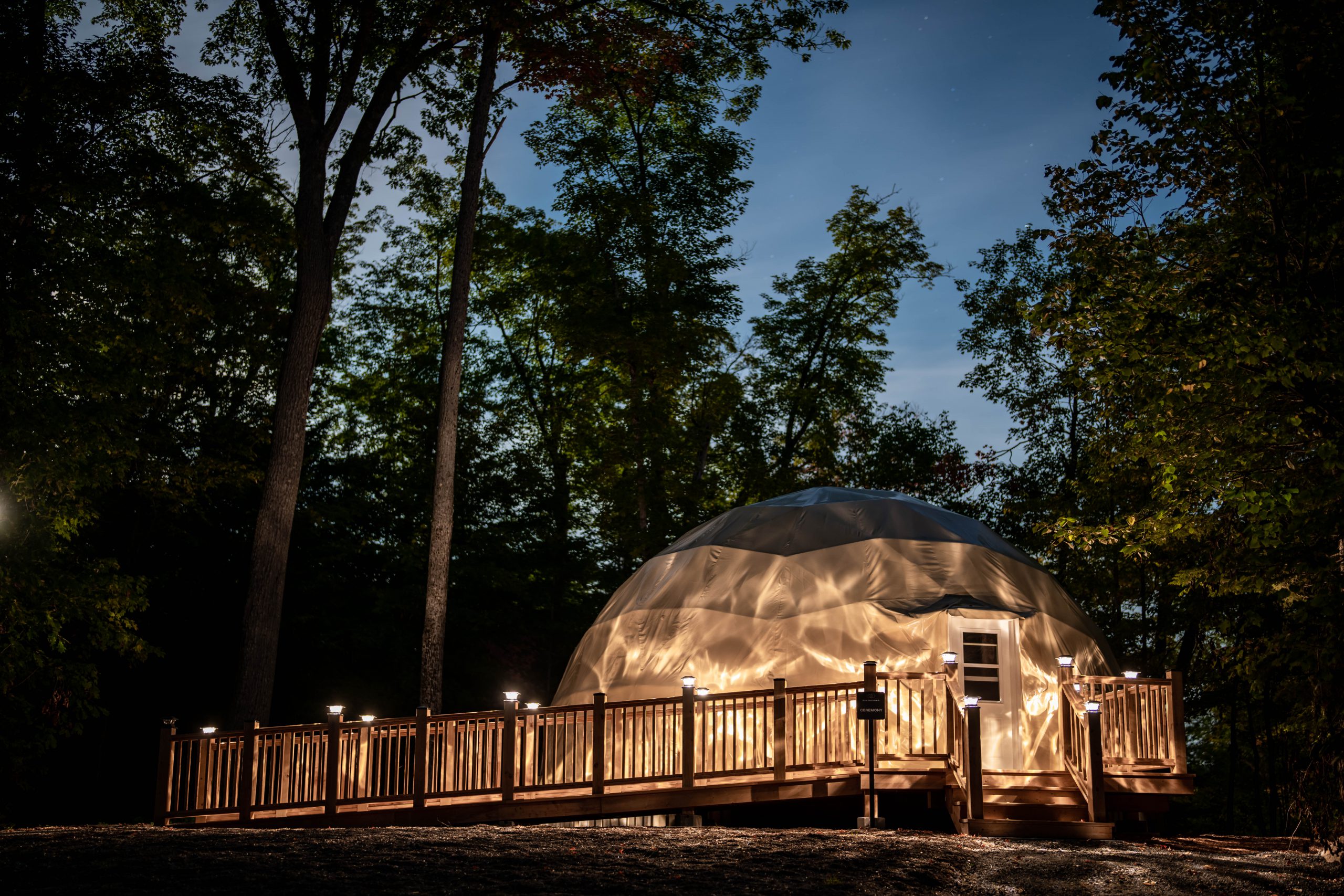 Ceremony Dome, Dimensions Algonquin Highlands